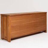 R08 elm sideboard, pierre chapo, 1960s