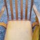 Sleigh armchair of the 40s/50s in oak