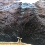 Real black and white cowhide