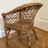 Wicker children's chair