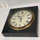 Pendule horloge bois cuivre house charvet lyon