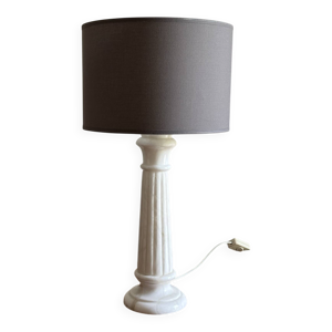 Lampe colonne en albâtre