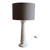 Alabaster column lamp