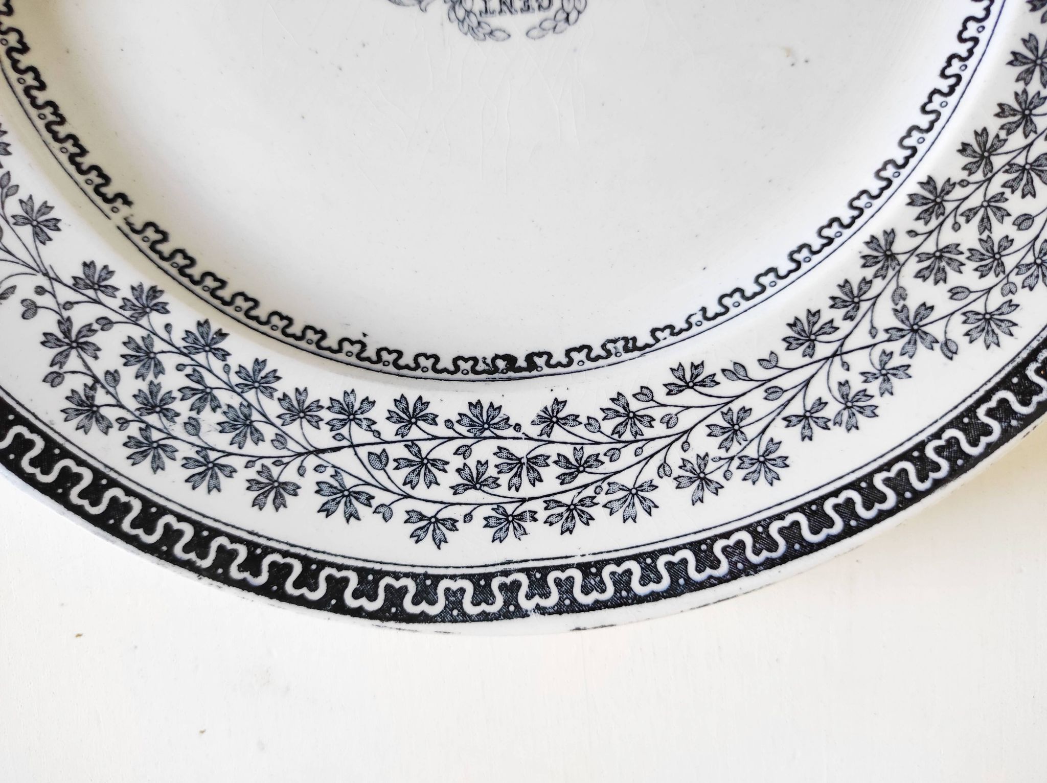 Pair of Gent Boch Frères plates