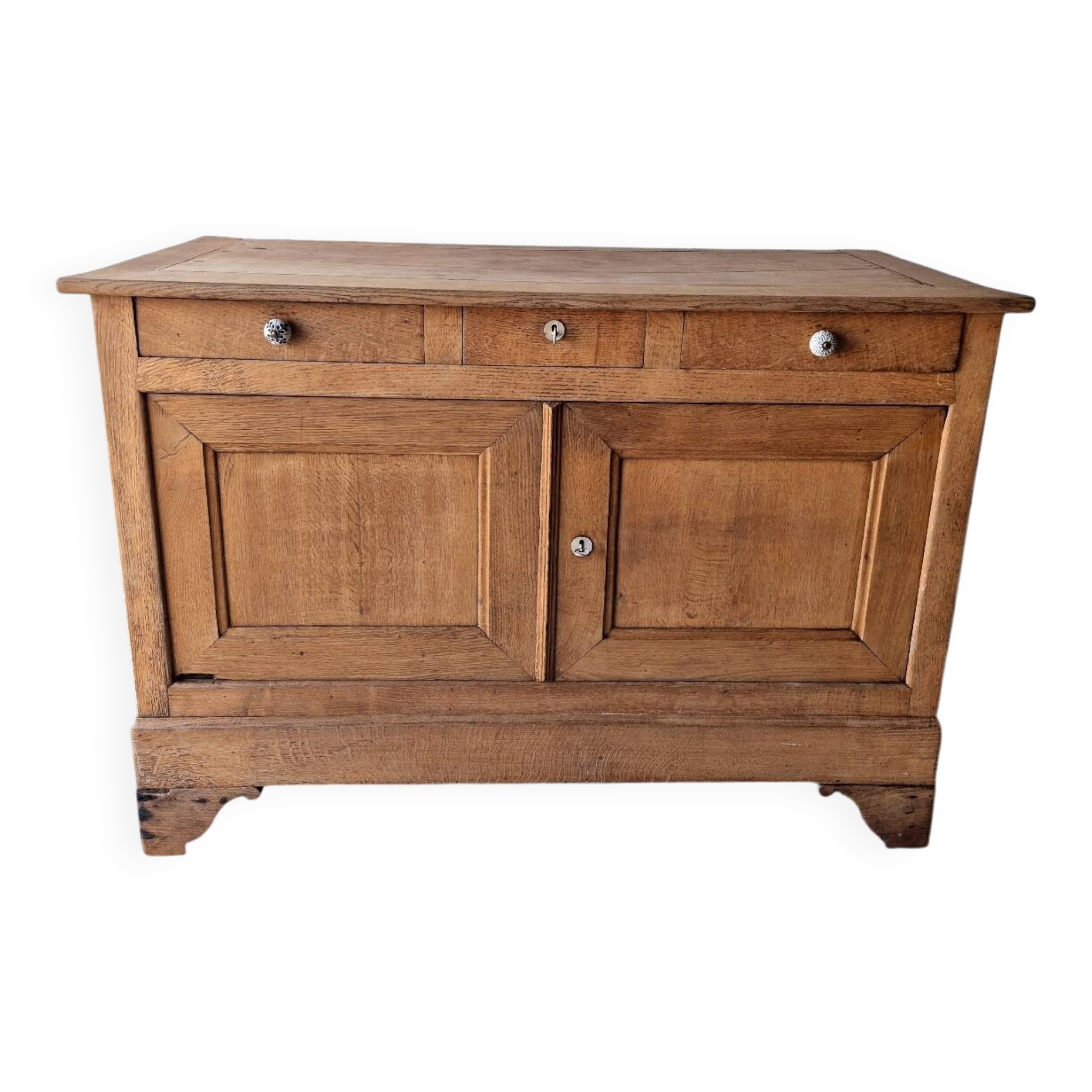 Vintage solid oak sideboard