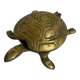 Cendrier tortue en laiton