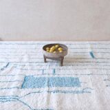 Blue Berber Rug - 280 x 214 cm