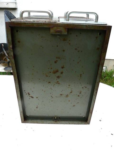 4-drawer industrial metal loft furniture from the 1970s, brand FLAMBO.