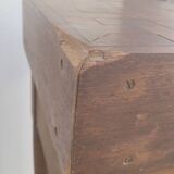 Butcher's block old wooden preparation table