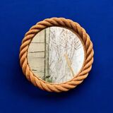 Vintage round rope mirror