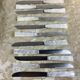 Box of 12 vintage knives