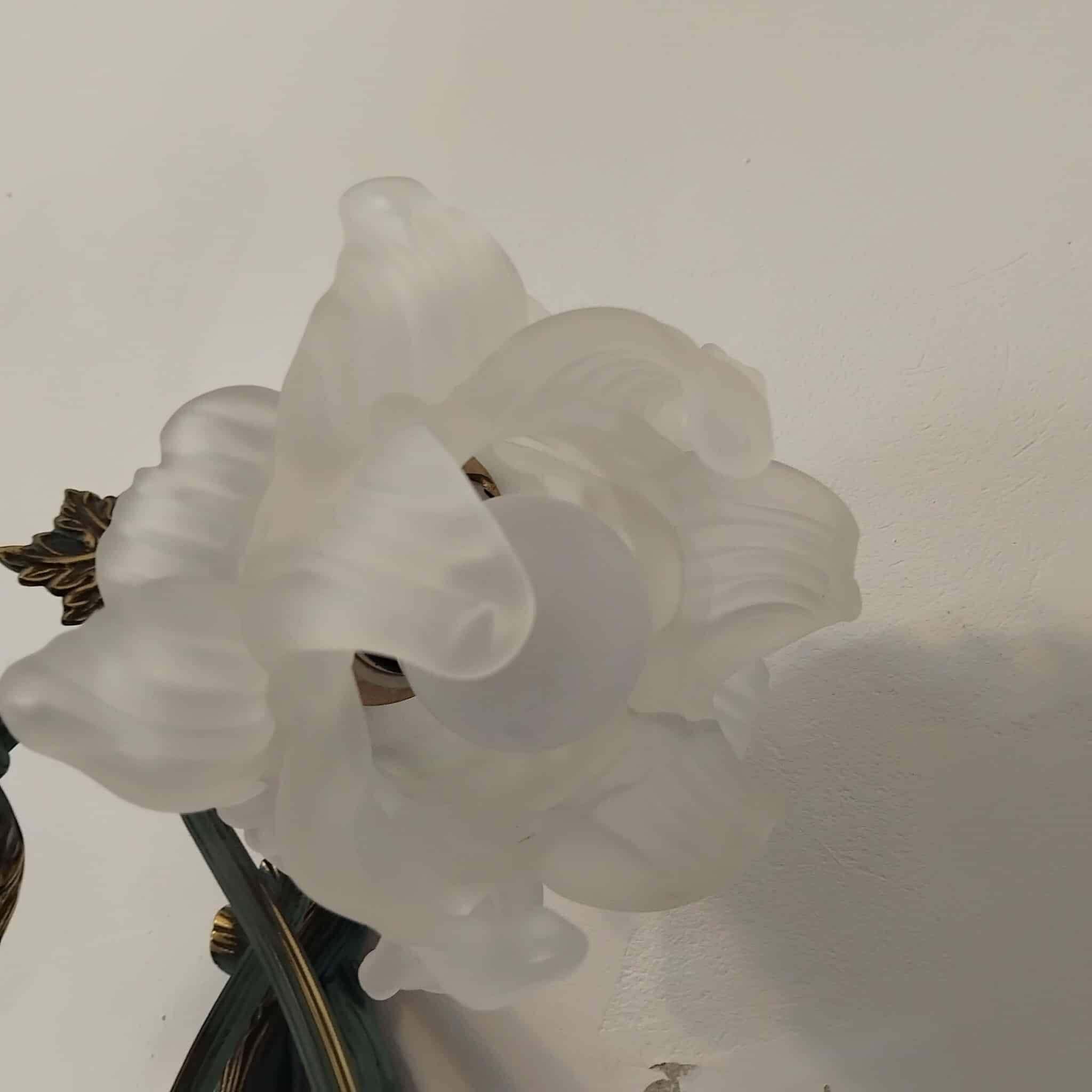 Pair of Hollywood Regency wall lights from the 60s/70s