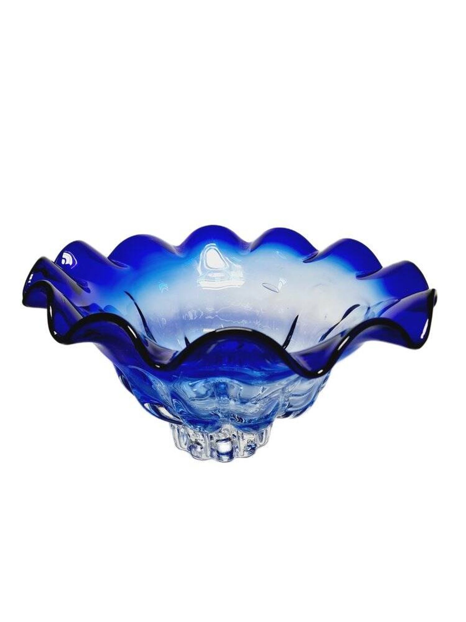 Fruit bowl attributed to J. Hospodek for Chribska Sklara, Czechoslovakia, 1960s