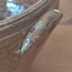 Old bowl in glazed ceramic