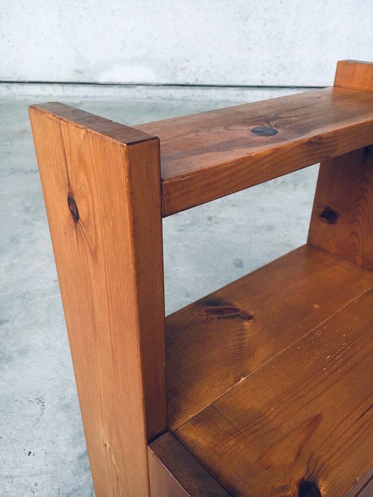 Mid-Century Scandinavian Pine Bedside Tables, Sweden, 1960s, Set of 2