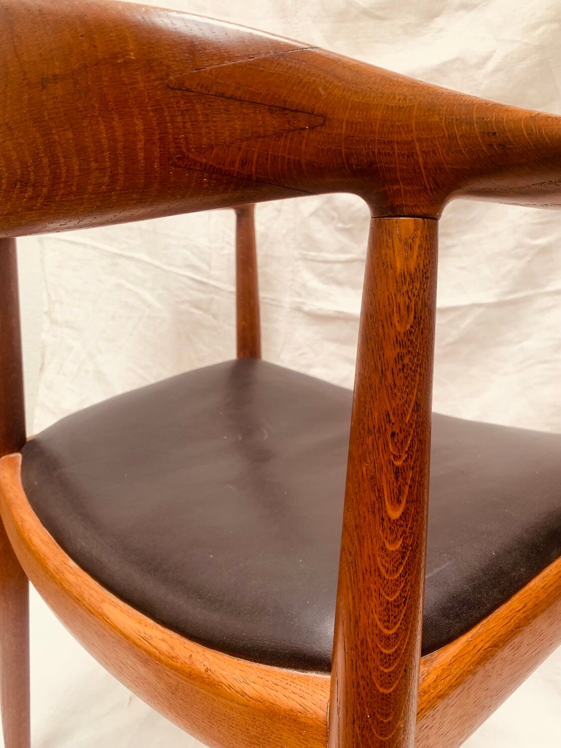 1950s Danish Hans Wegner Oak Model 503 Armchair