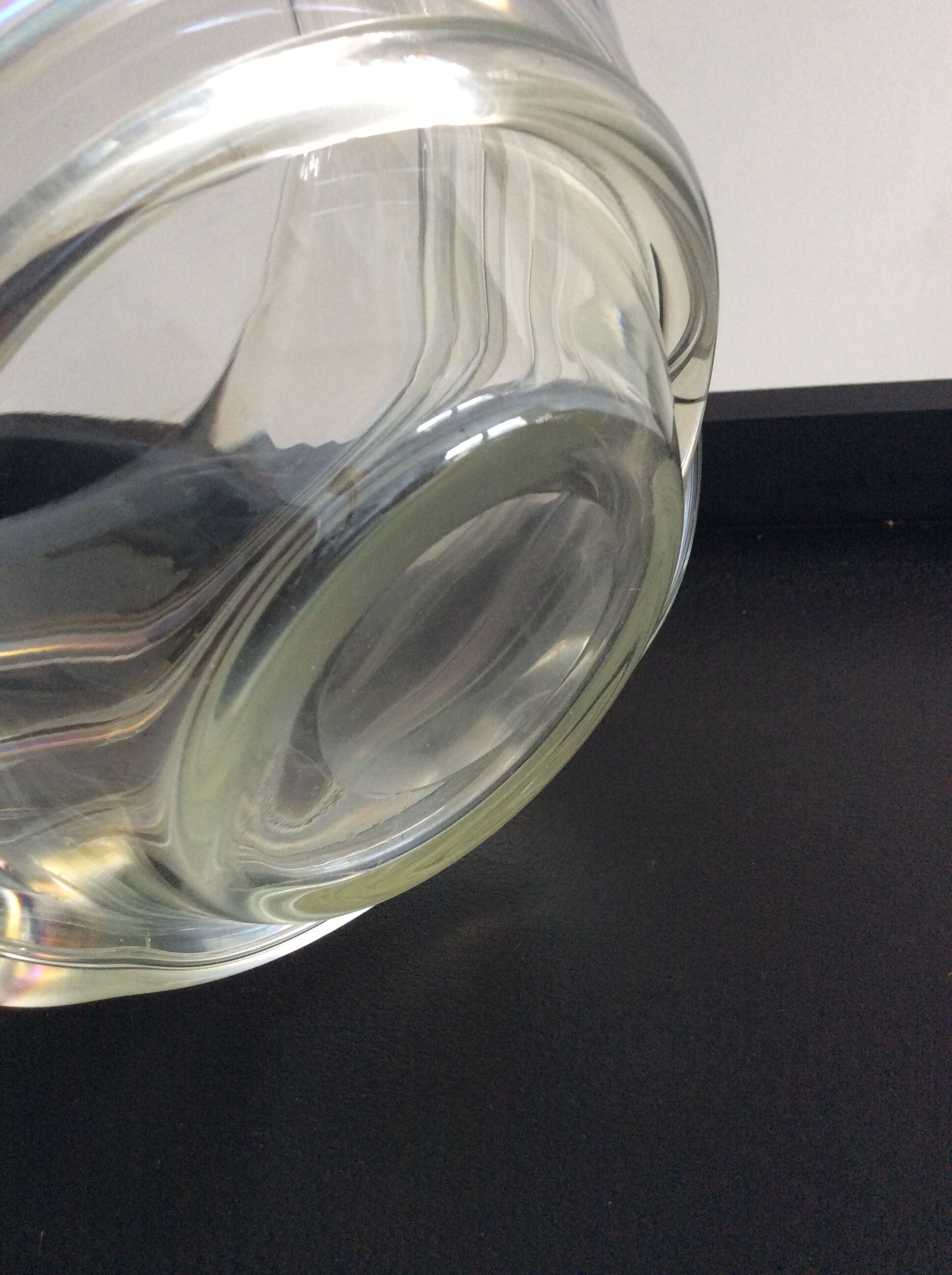 Vase murano vintage en pâte de verre