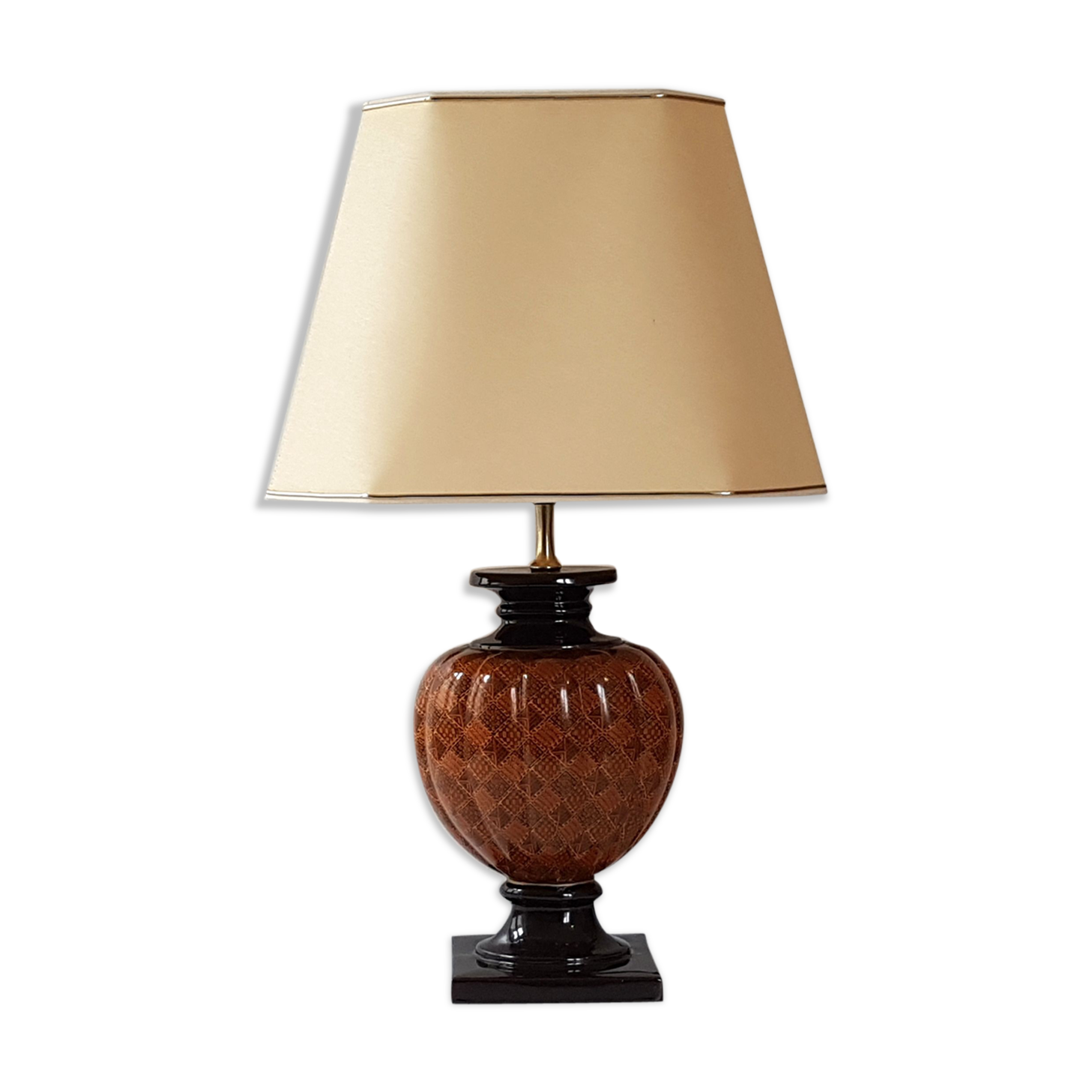 1970 vintage ceramic table lamp