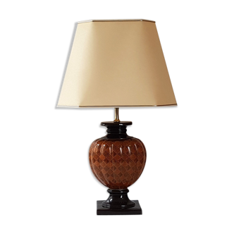 Lampe de table en céramique 1970 vintage
