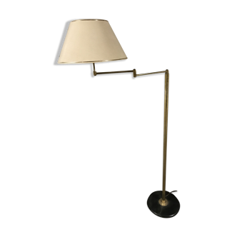 Floor lamp light brass 1970