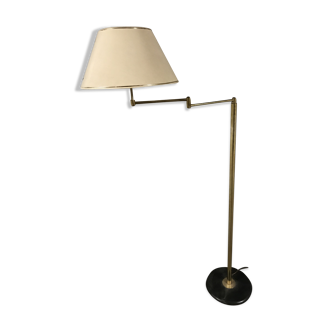 Lampadaire liseuse laiton 1970