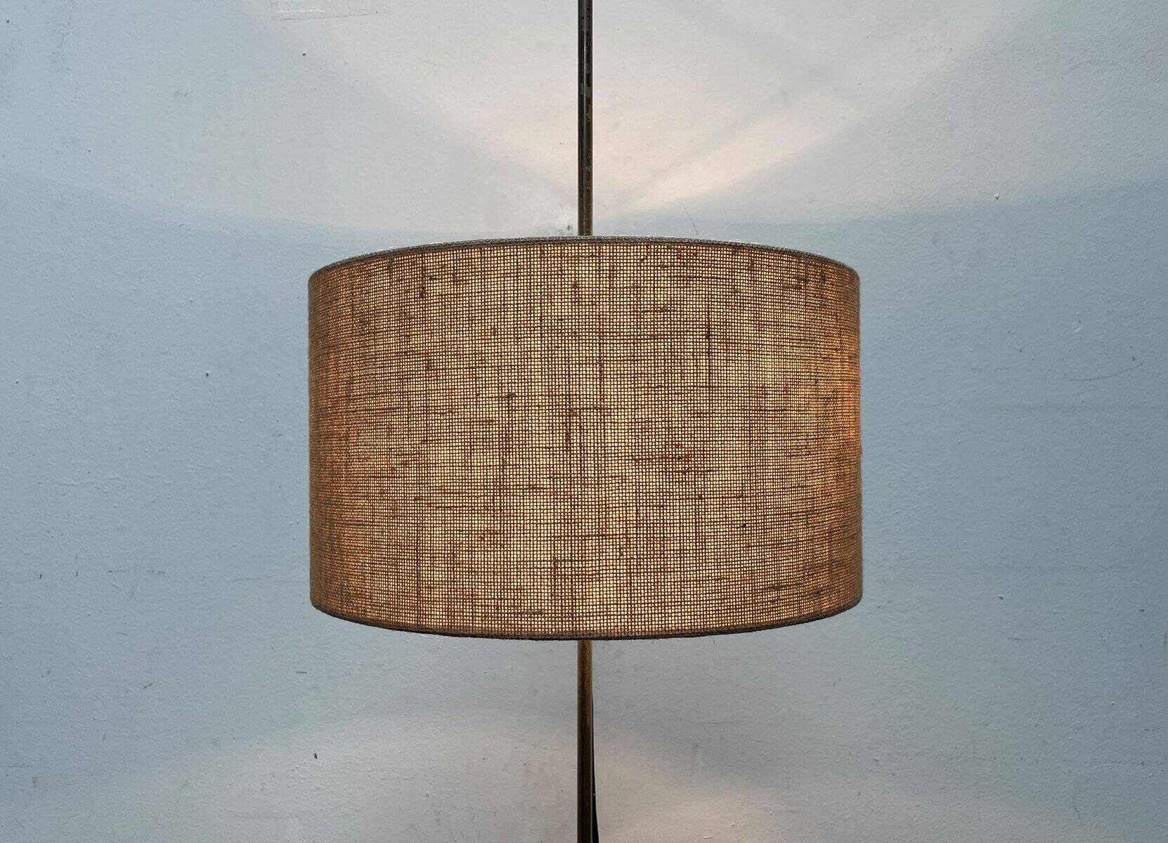Minimalist German tripod floor lamp from the mid-century, 1960s.