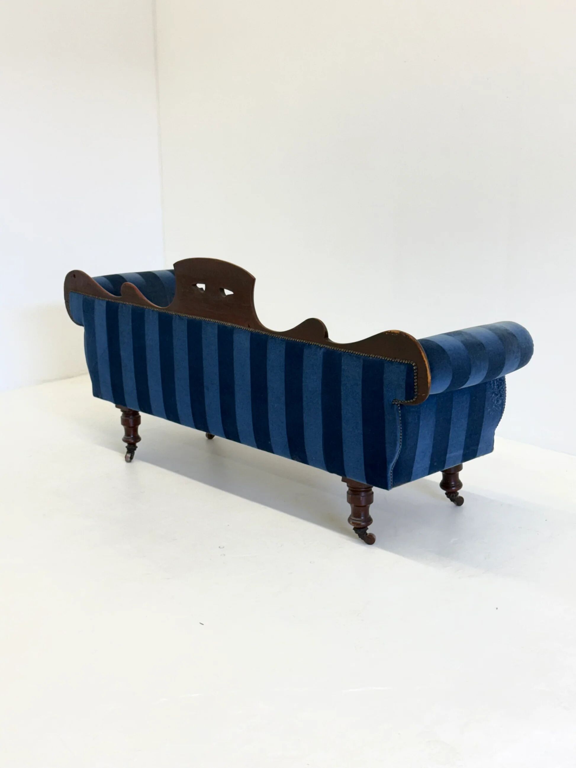 Antique Victorian chaise longue / méridienne