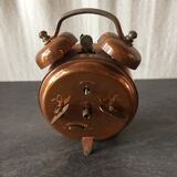 Old awakening Japy copper decoration 70s vintage