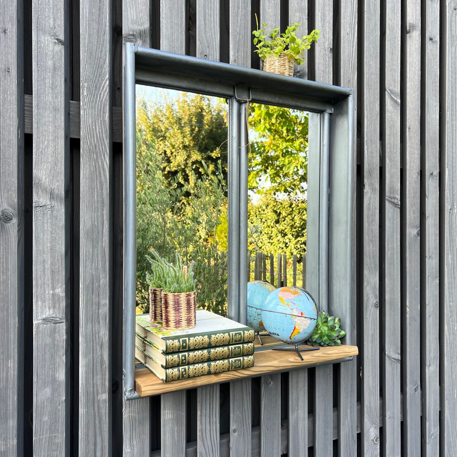 Miroir en zinc