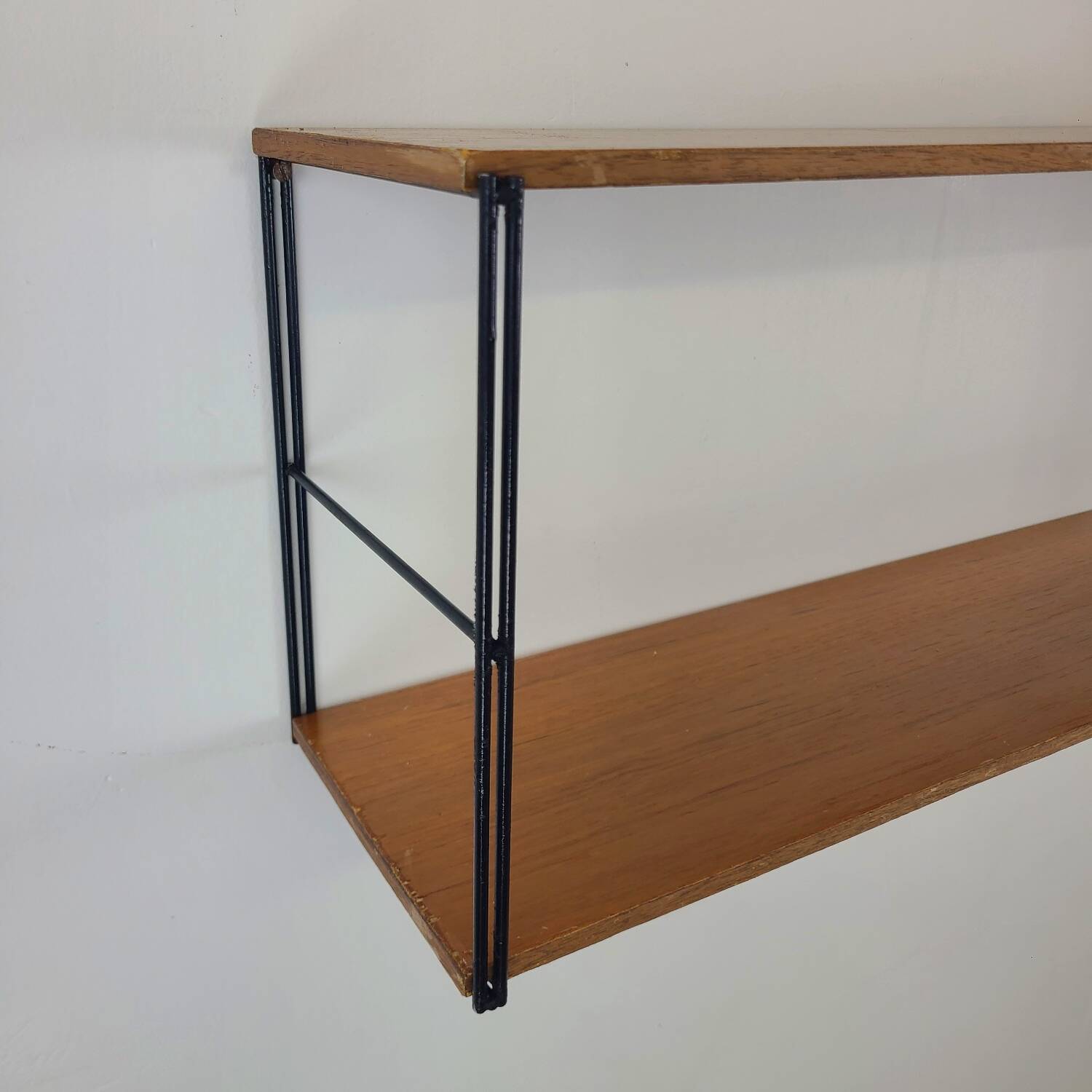 Vintage wall shelves 1960s modernist Scandinavian design