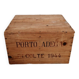 Ancienne caisse en bois Porto Adega