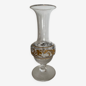 Small antique glass vase