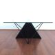 postmodern Dutch design metal coffee table from the 80s or 90s