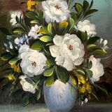 Nature morte - huile sur bois
