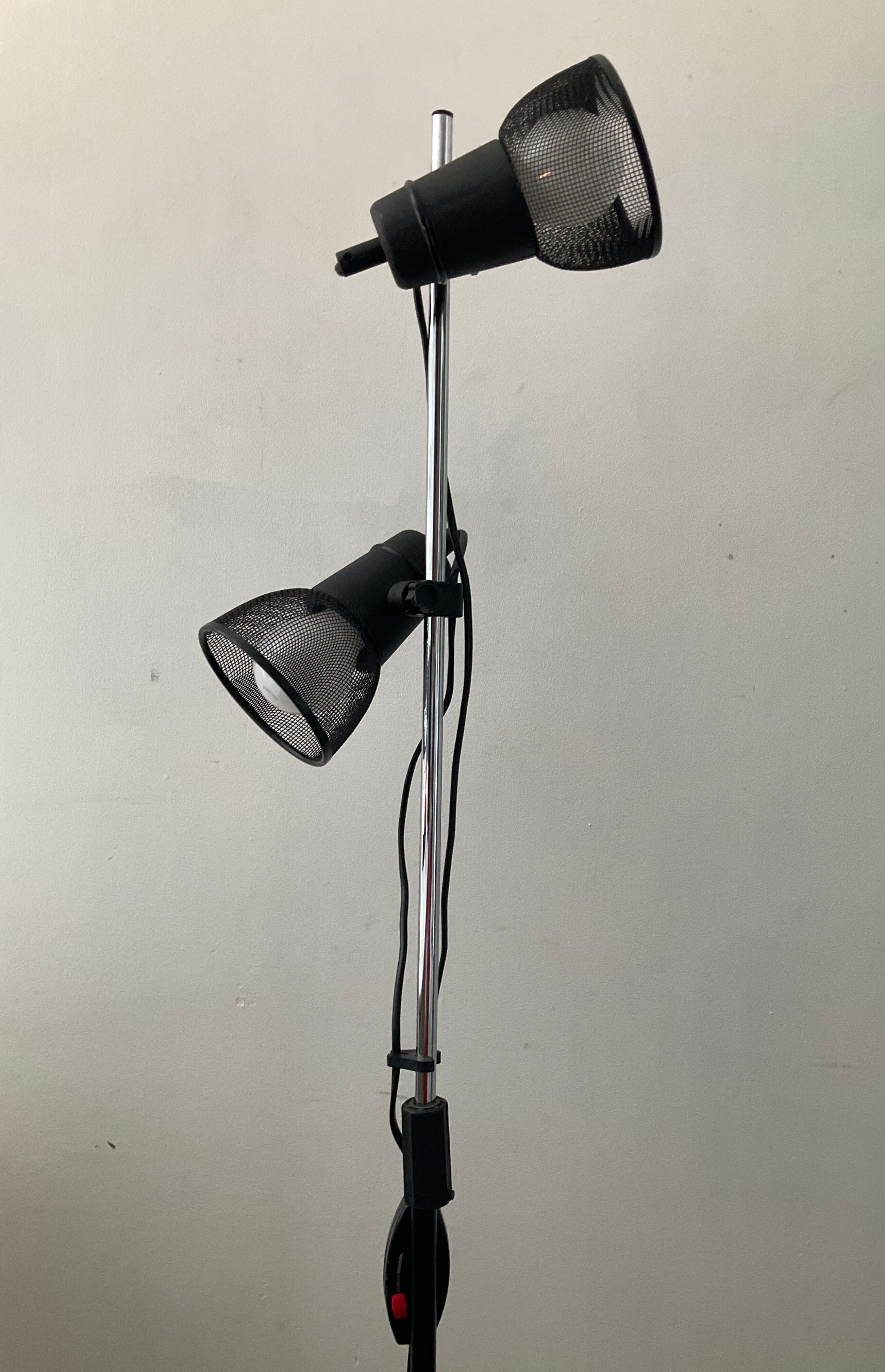 DBGM floor lamp 2 spots 70s-80s