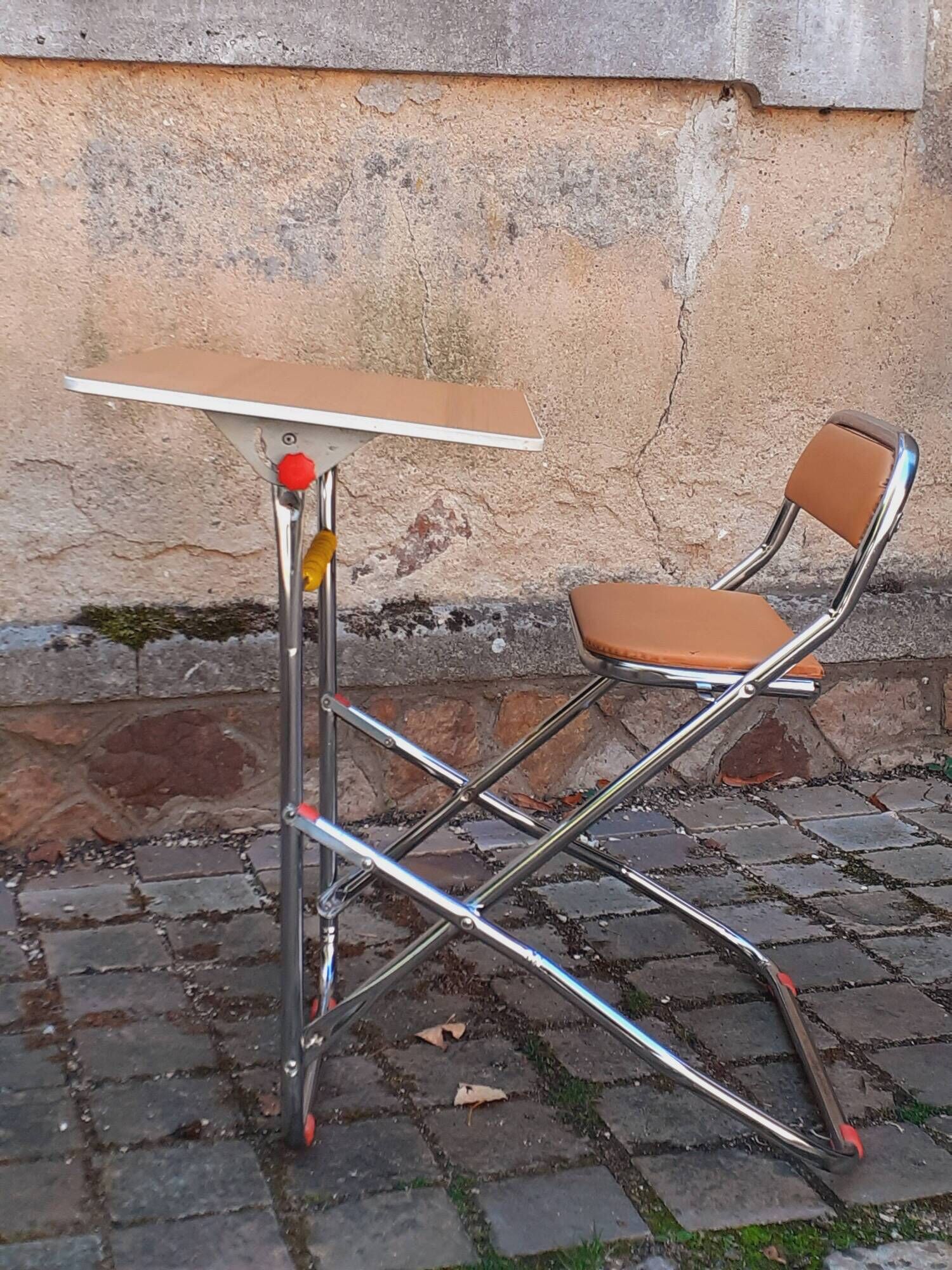 Folding desk for children from the 70s Made in Italy