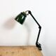 Industrial Green Enamel Adjustable Table Lamp, 1960s