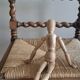 Pair of corner chairs with fireside