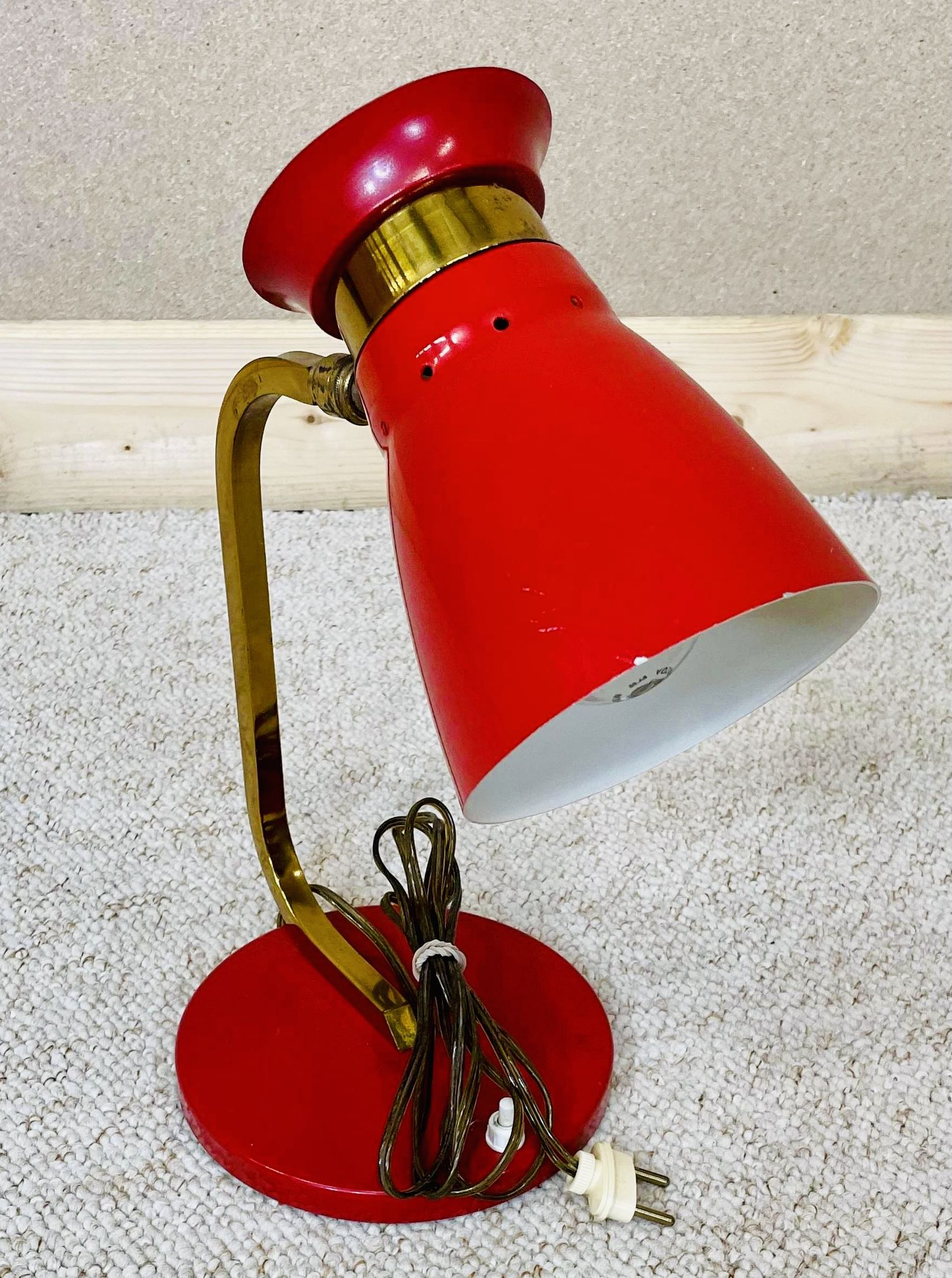 Table lamp Diabolo France Vintage 60 ́s