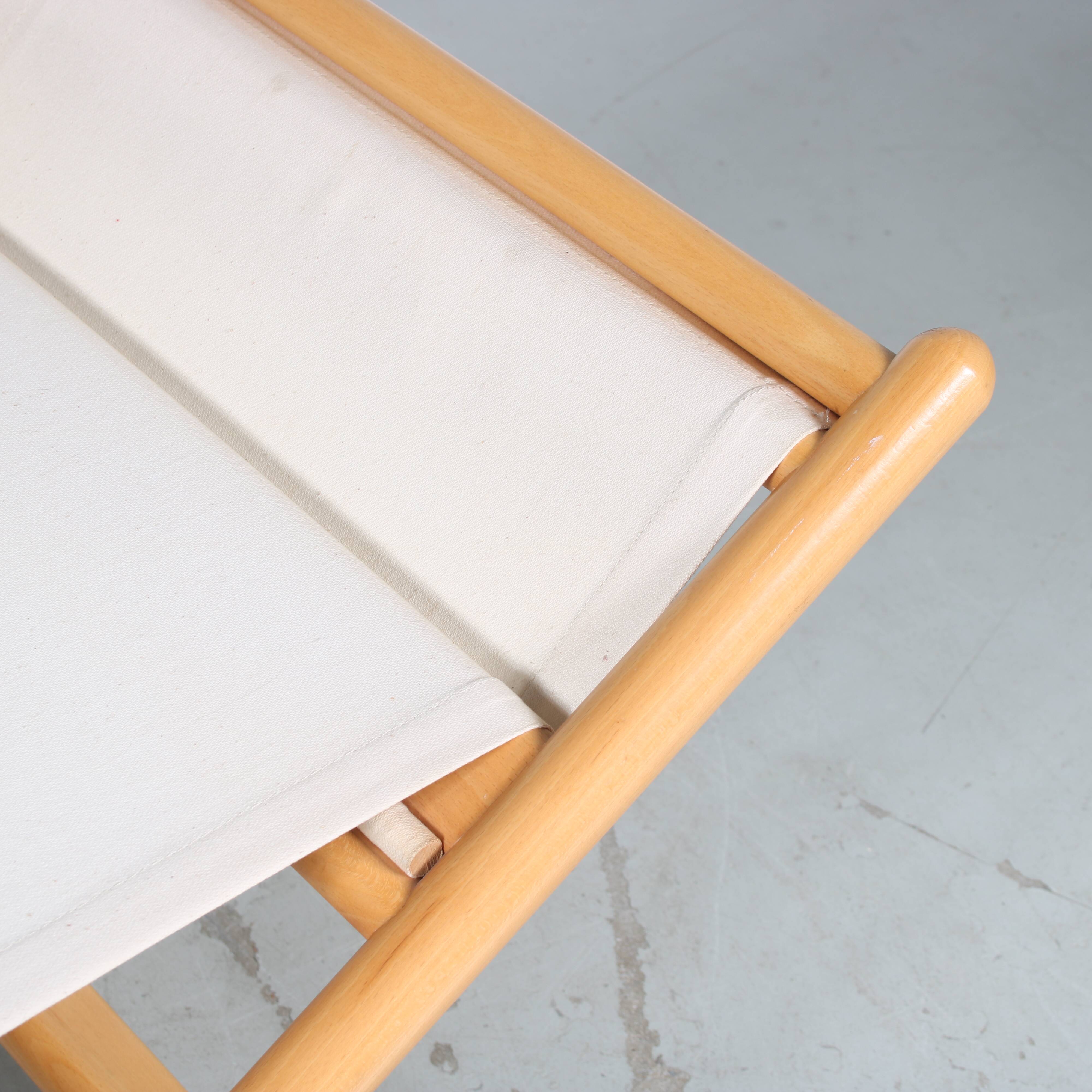 Chaise Vico Magistretti « Regina D'Africa » avec tabouret pour Alias, Italie 1970