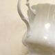 Tea cup, solitary service, naturalistic decoration, in Limoges porcelain.