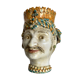 Italian ceramic vase Caltagirone Sicily 1960