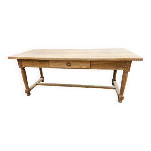 Table de ferme en chêne