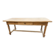 Table de ferme en chêne brut, XIXème