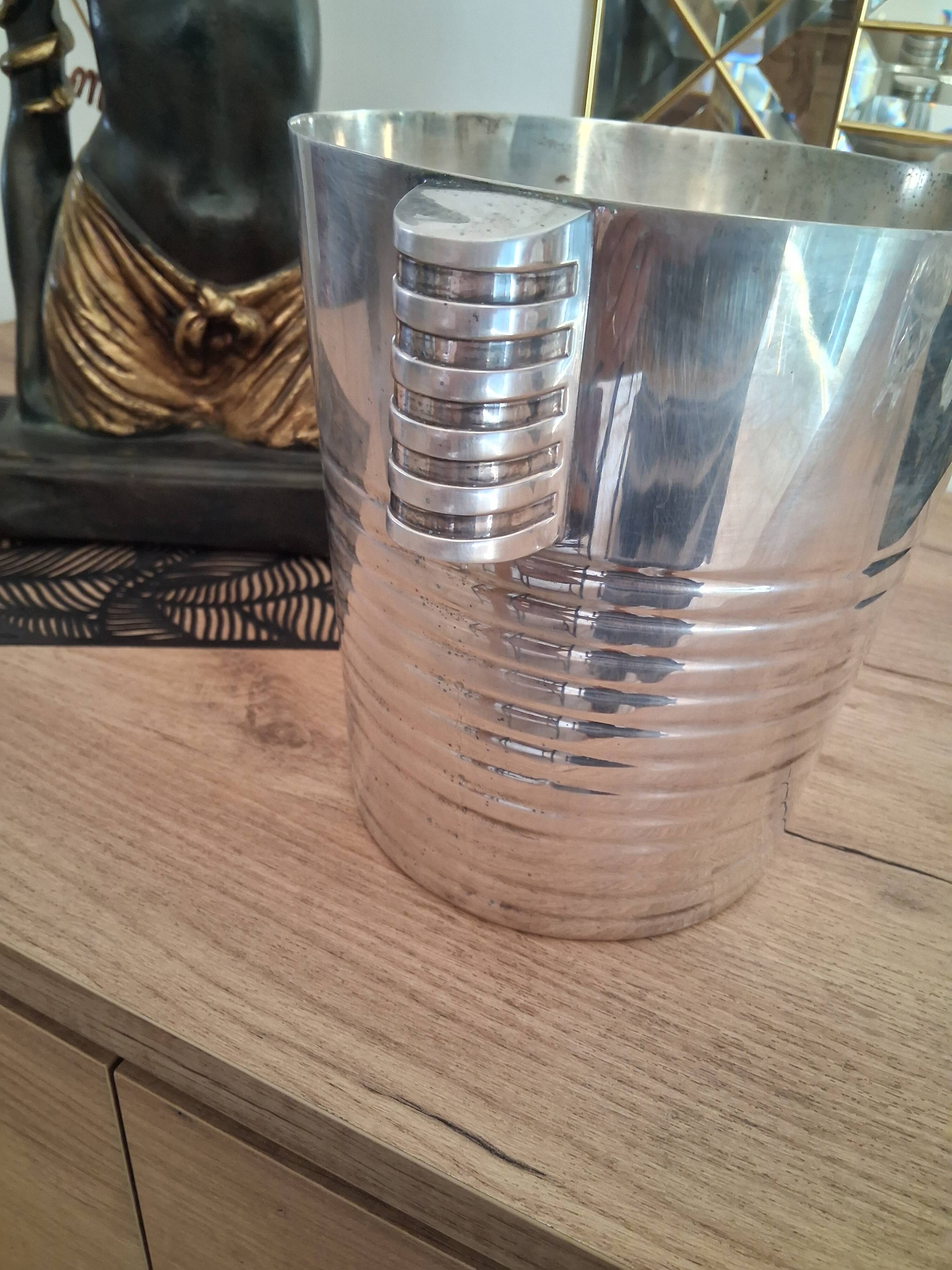 Christofle champagne bucket model Waves
