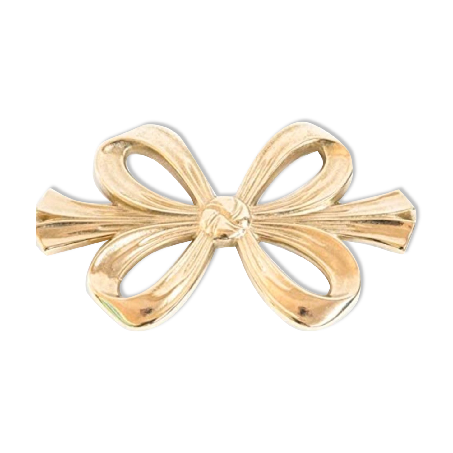 Plate coaster, brass knot