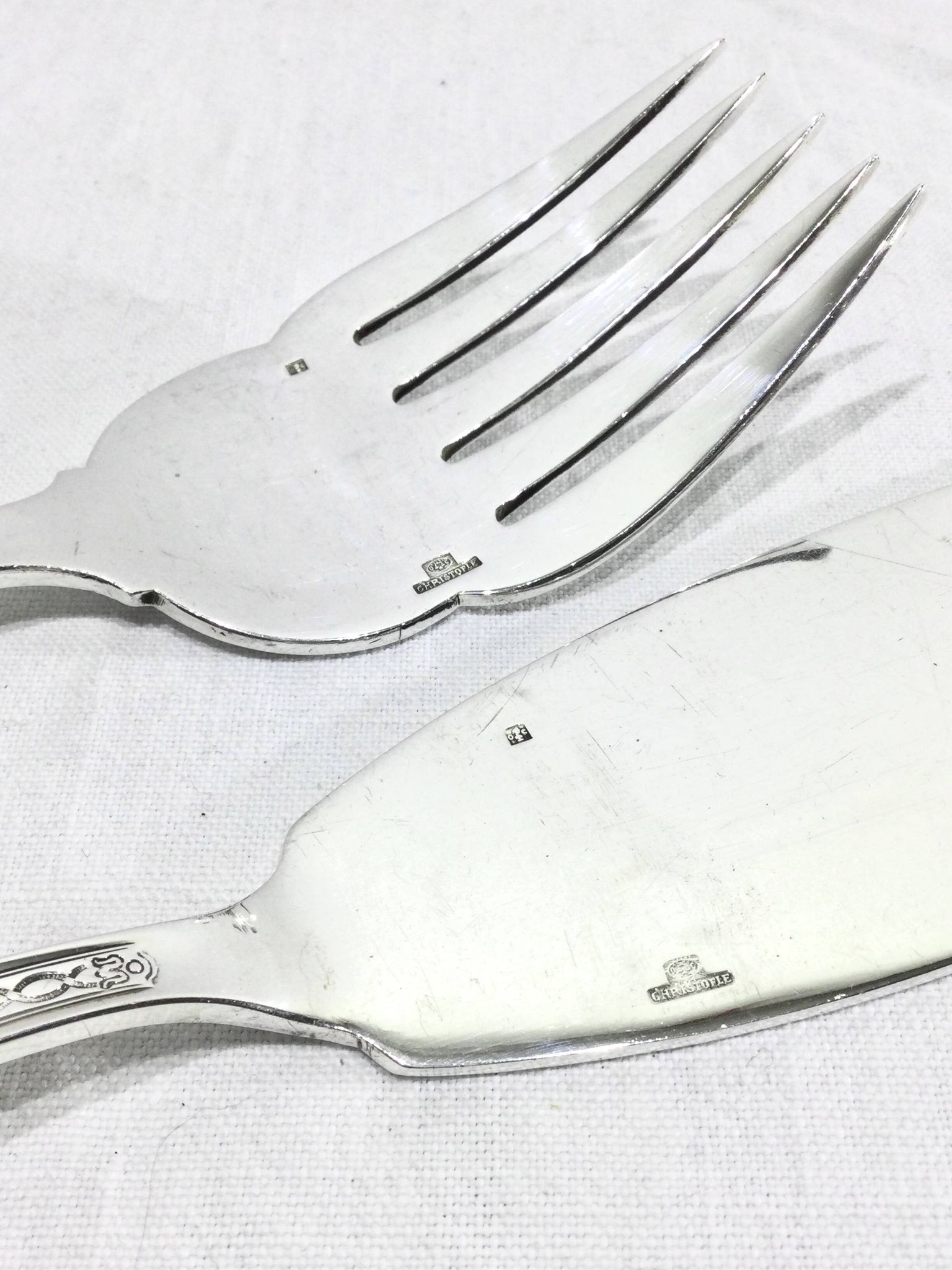 Christofle – Villeroy Fish Serving Cutlery