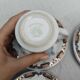 Vintage tea/coffee service in porcelain from Japan - Peacock birds