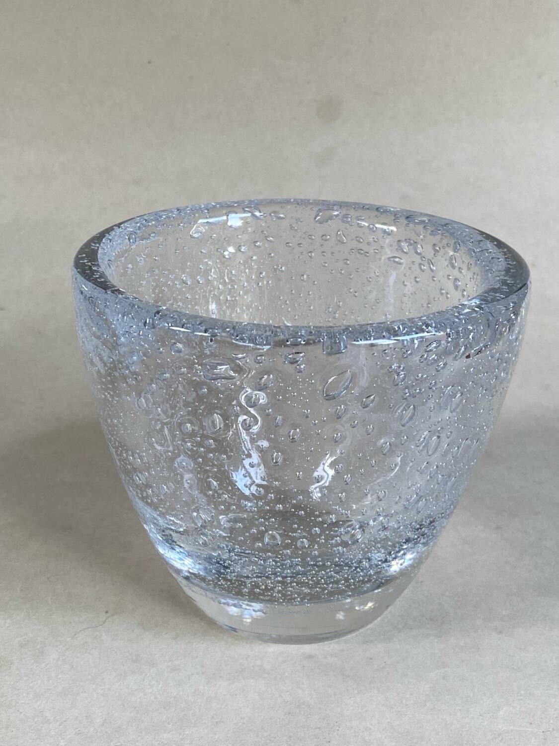 Daum Nancy France, bubble vase, circa 1930