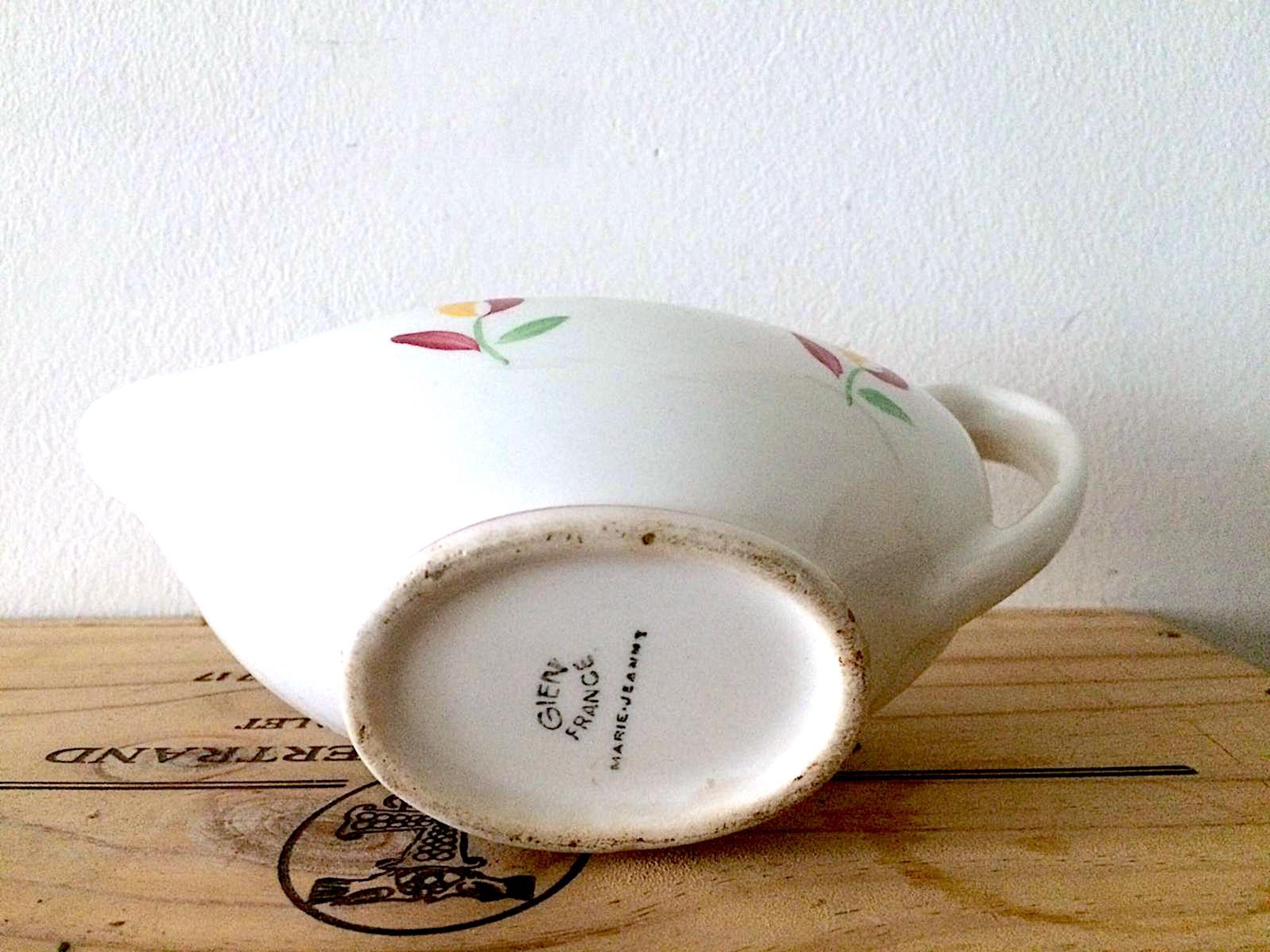 Saucière Gien vintage modèle Marie-Jeanne